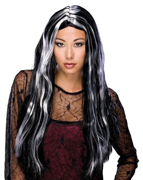 Embrace your inner enchantress with a storm gray witch hairpiece